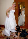 Carmel Beach Wedding Photography - Bride & Maid of Honor Prepare 008